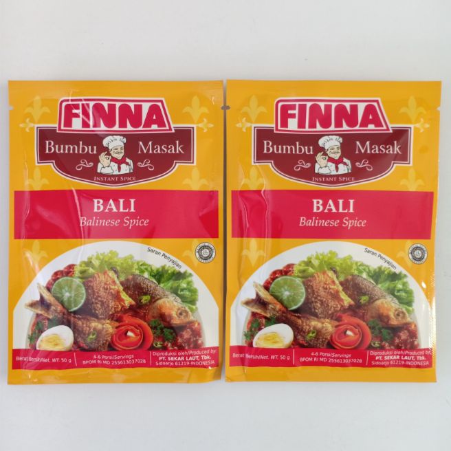 

FINNA BUMBU MASAK BALI 50 gr bumbu instan