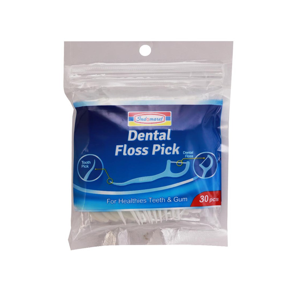 Indomaret Dental Floss Pick 30pcs Shopee Indonesia