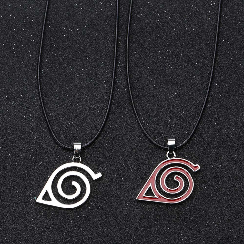 Agustina Liontin Kalung Hadiah Logam Kakashi Desa Daun Konoha Uzumaki Naruto Uchiha Itachi Alat Peraga Cosplay