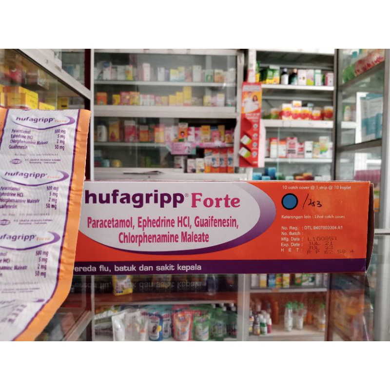 Hufagrip Forte Tablet | 1 Strip @10 Tablet - ED 01/2025