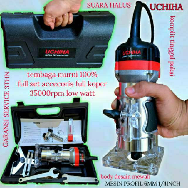 Ryu Mesin Profil Wood Trimmer Mm Profil Kayu Router Mesin Pahat Shopee Indonesia