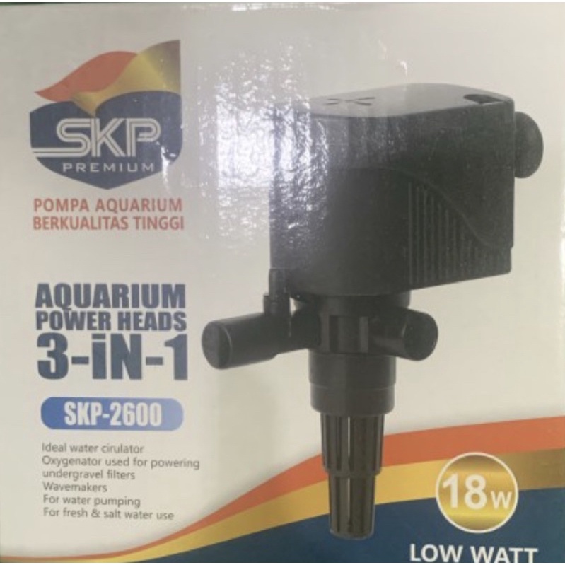 pompa celup aquarium power head SKP 2600 LOW WATT 3 IN 1