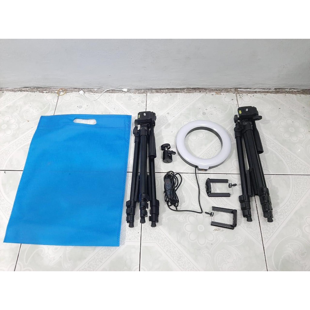 Ringlight 26 Plus Tripod Untuk Livestreaming Ringlight TiktoK