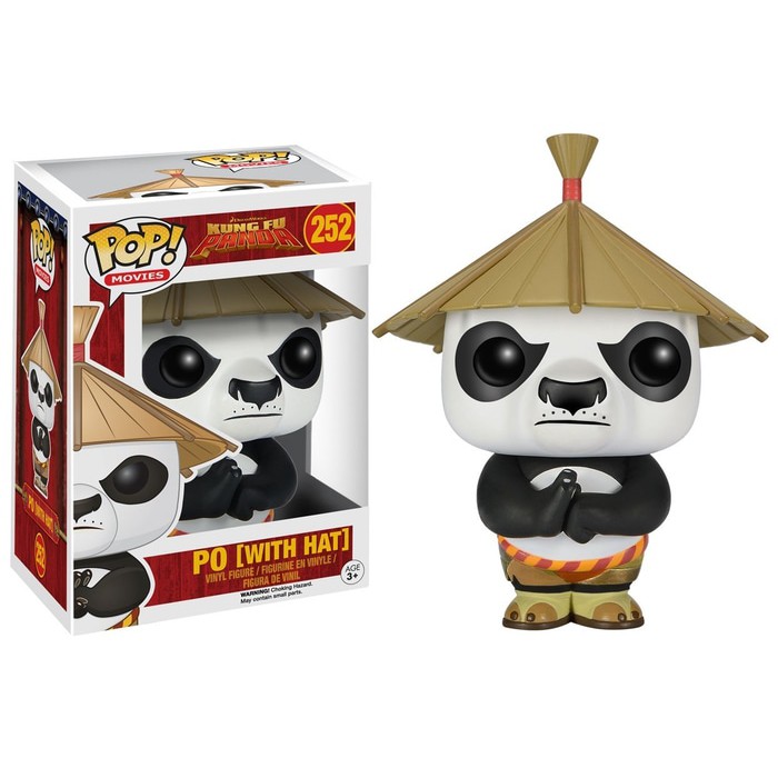 Original Funko Pop Kung Fu Panda: Po With Hat Vynil Figure Kungfu - 6B59Db - Original Asli