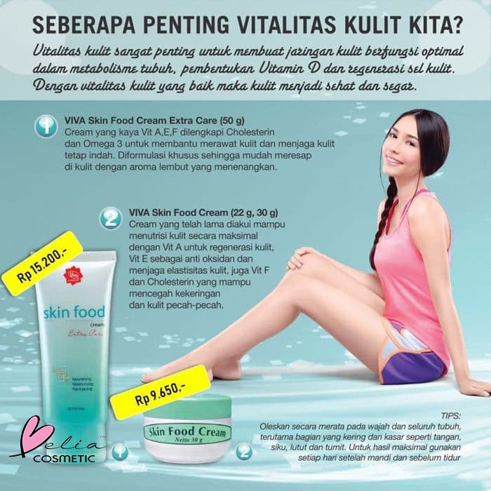 ❤ BELIA ❤ Viva Skin Food Cream 22g / 30g / Extra Care 50g