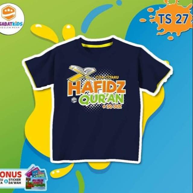 KAOS ANAK MUSLIM LAKI-LAKI TSABAT KIDS