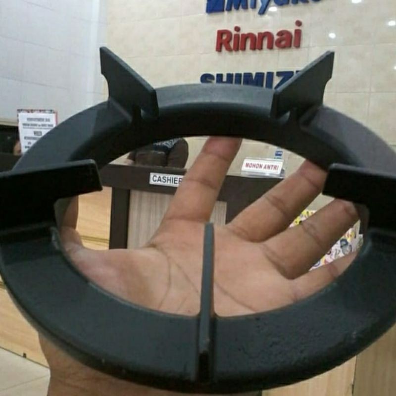tatakan kompor gas Rinnai 4rsp tungku kecil nya