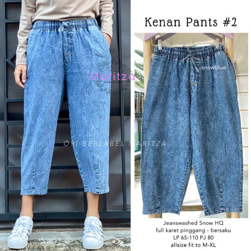 Celana Baggy Jeans Wanita Murah Bahan Adem Super Premium