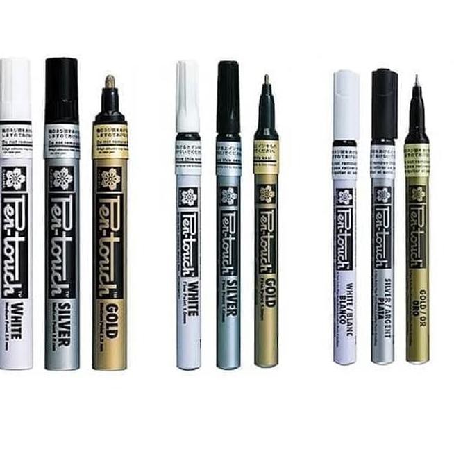 

bgs-254 Sakura Pen-Touch Permanent Paint Marker Extra Fine ( 0.7 mm ) WHITE