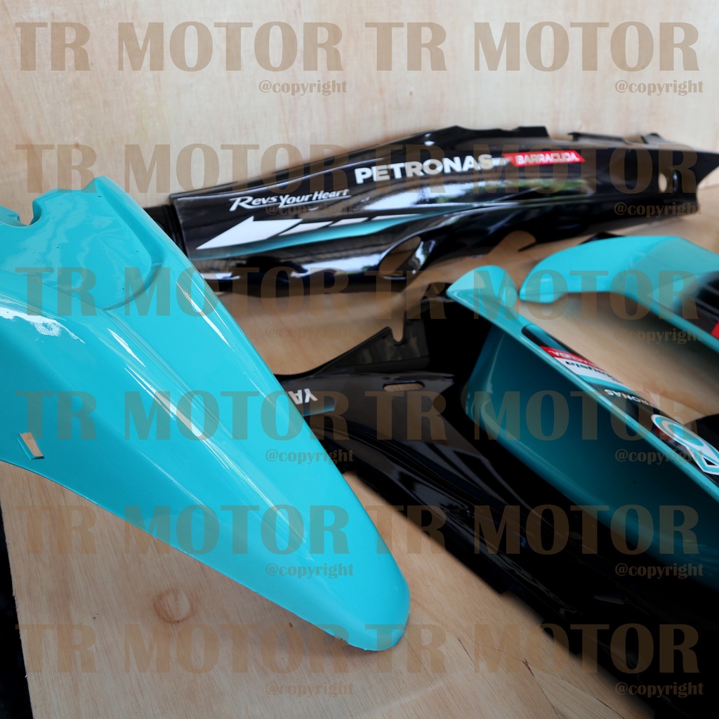 Cover Body Fizr F1zr Petronas Biru Tosca  Full Set Halus Cover Bodi Yamaha Fiz r