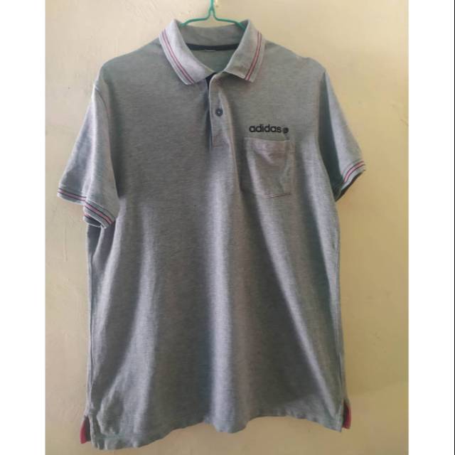 Kaos kerah / polo shirt Adidas second