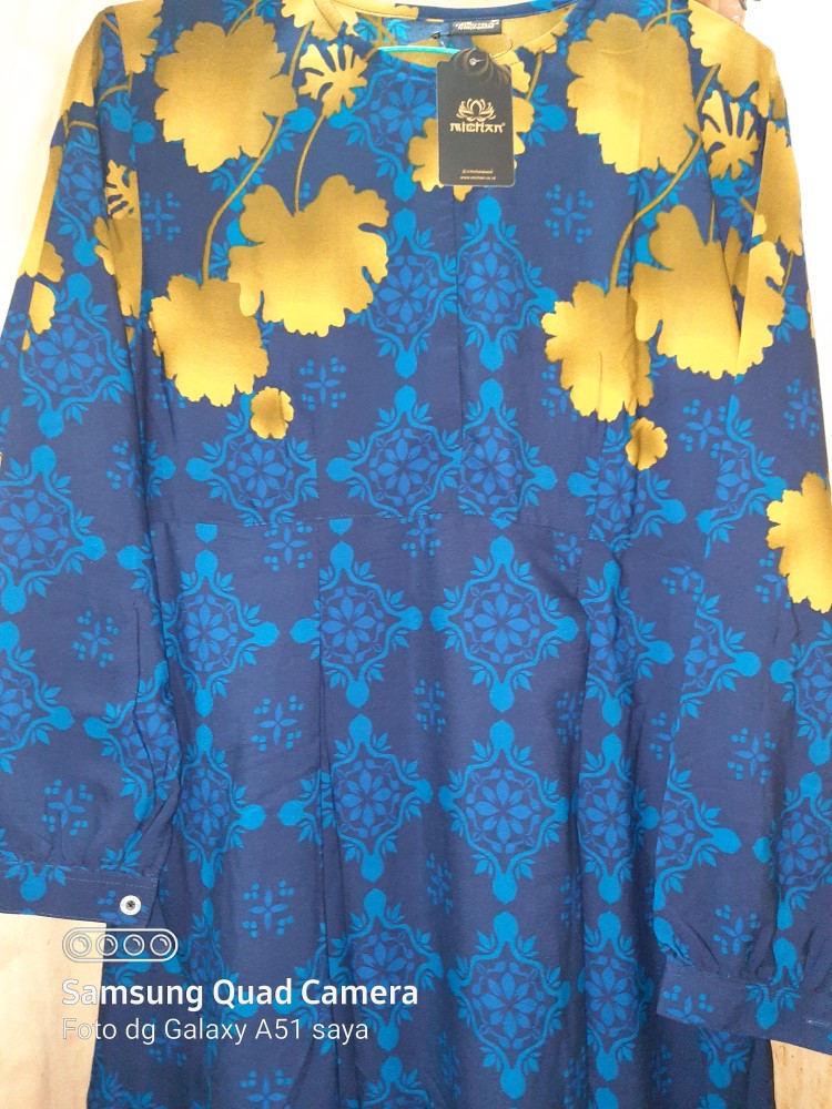 Gamis Syari Hawwa Dress Michan Busui Friendly  Motif Batik