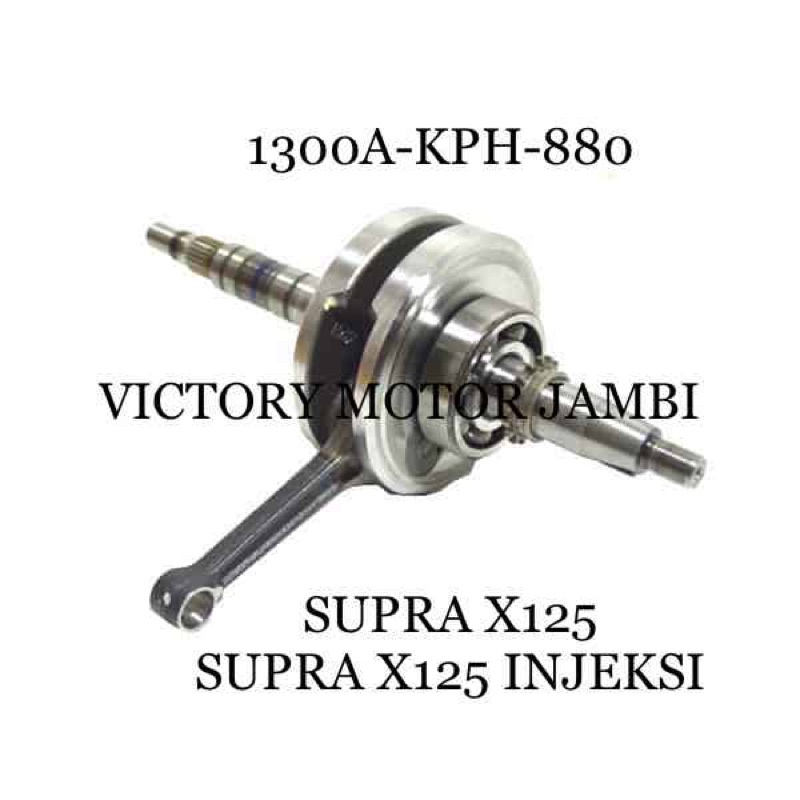 CRANKSHAFT ASSY KRUK AS KOMPLIT SUPRA X125 1300A-KPH-880 HONDA AHM