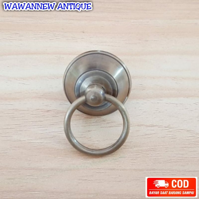 Handle / Tarikan Laci Lemari Jendela Pintu Rumah Gebyok Kuningan 3.7cm