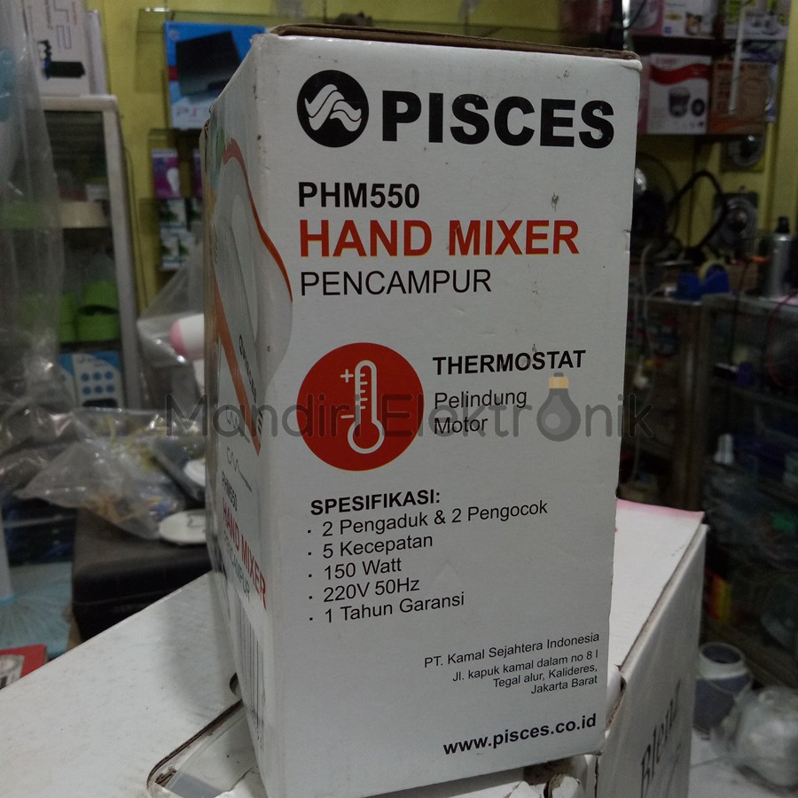 Pisces Hand Mixer Dual Beater PHM550