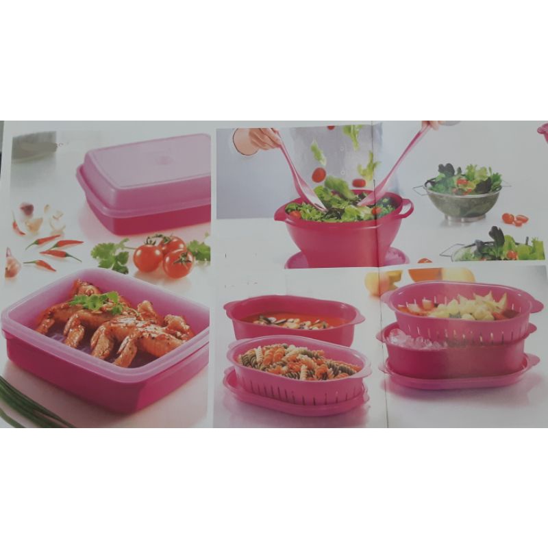 Tupperware - Malaysia - Merry Making Set/ salad bowl set
