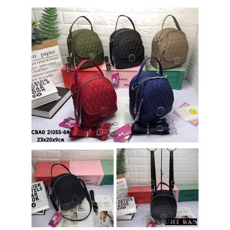 Tas Ransel 3in1 ORI Chibao 21055-8 Best Seller