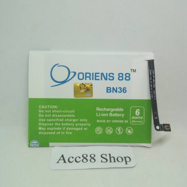 Baterai Batre Battery Double Power Xiaomi Redmi Mi 6X Mi A2 BN36 OR88/ Oriens88