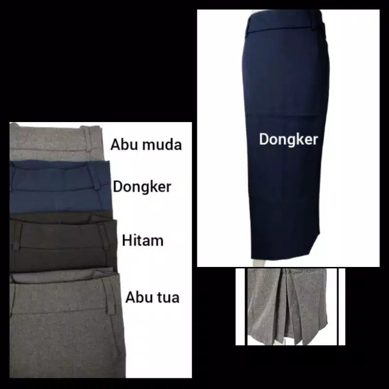 ROK SPAN WANITA SLIMFIT KUALITAS PREMIUM/ROK KANTOR WANITA/ROK KERJA WANITA