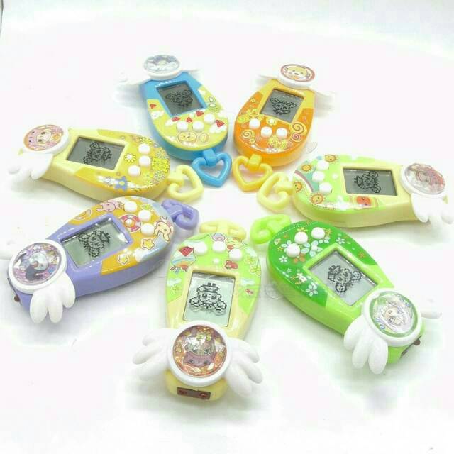 TAMAGOTCHI KAWAII mainan anak 90's virtual pet squishy stress reliever slime clay fidget spinner