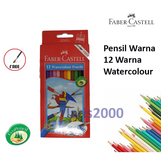 

Pensil Warna Faber Castell 12 Watercolor