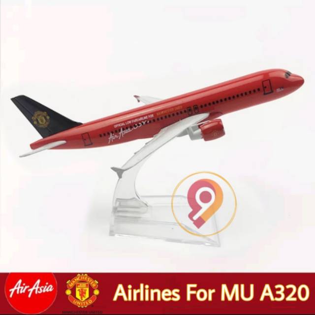 Miniatur Airasia For Manchester United