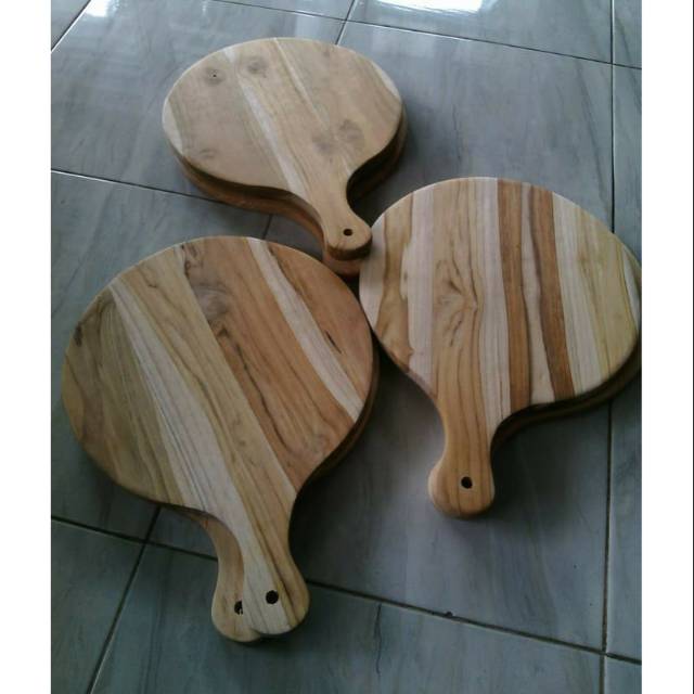 Talenan Kayu Jati 41,5 x 30cm / Wooden Cutting Board / Talenan Jati