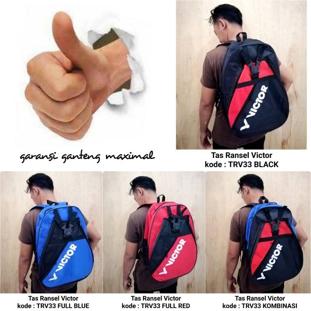 Tas Ransel ( Badminton / Bulutangkis ) Grade Ori TRV-33 Victor