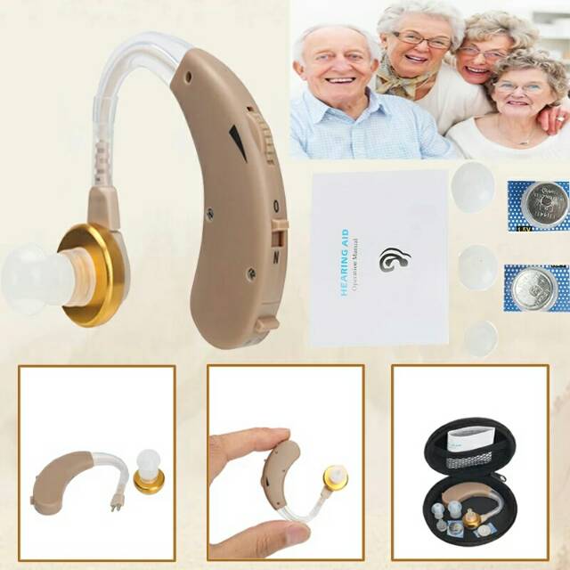 (Original) Murah alat bantu dengar lansia ortu F138-hearing aid-pengeras suara sound amplifier-alkes