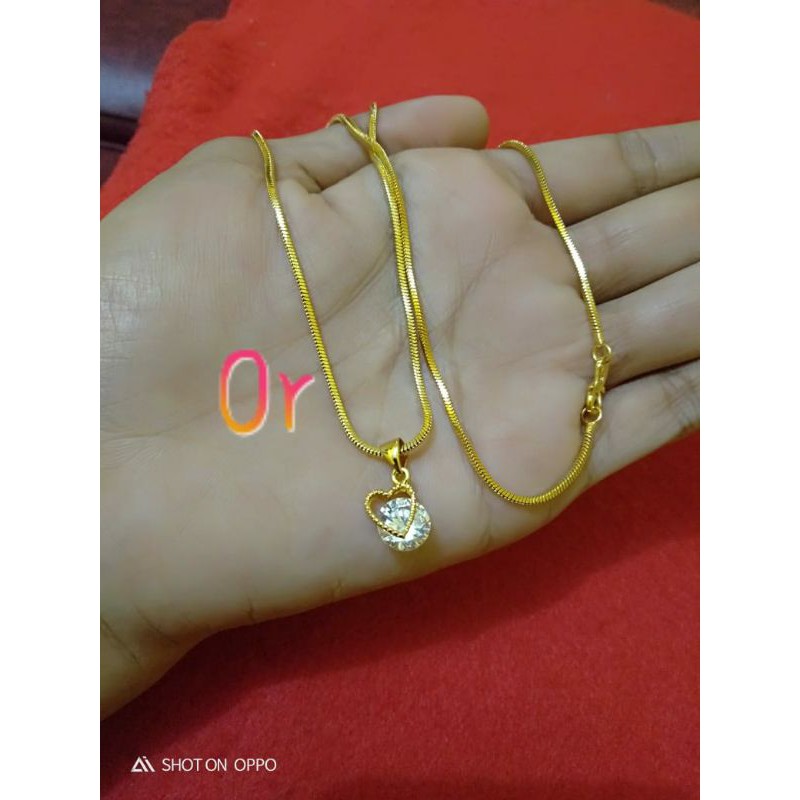 kalung Cassandra liontin love lps ems24k