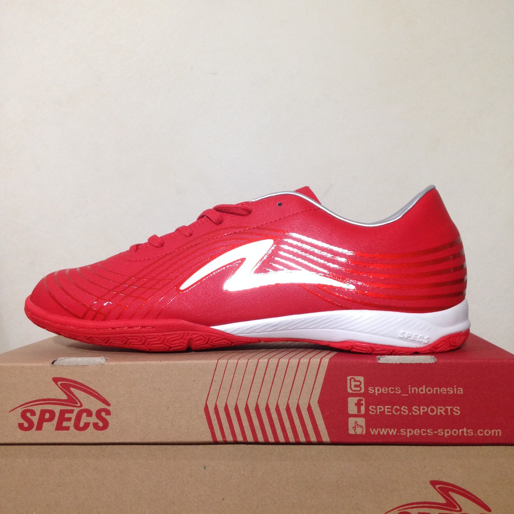 Sepatu Futsal Specs Accelerator Infinity 19 IN Red Silver 400887 Original BNIB