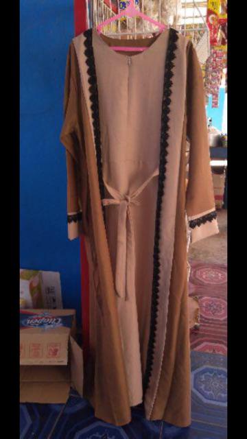 Tunik Cibulan Anggrek Putih #2 Tunik Batik Cantik Tunic Batik Tutrleneck Muslim Seragam Batik