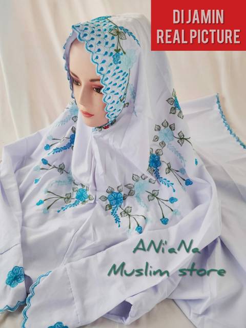 MUKENA POLINO MUKENA LAJURAN MUKENA TERUSAN MUKENA SANTRI PUTRI MUKENA BORDIR MOTIF RAMPYAK, SIMPEL