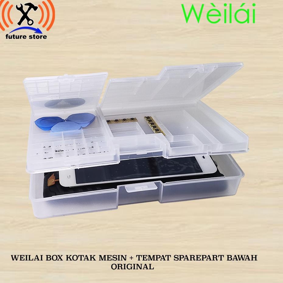 Super Star weilai box kotak mesin plus tempat  sparepart bawah original