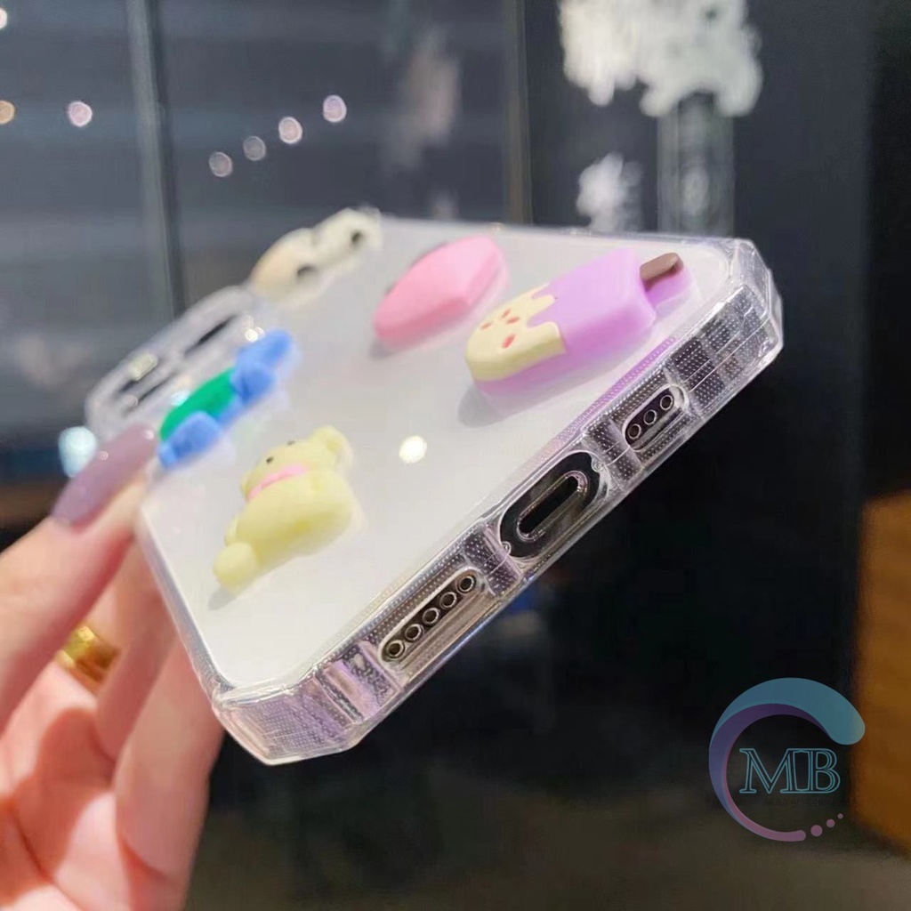 Y022 CLEAR CASE SOFTCASE CLEAR JELLY KARAKTER 3D CUTE OPPO A15 A16 A37 NEO 9 A9 A5 2020 A52 A92 A53 A33 2020 MB2618