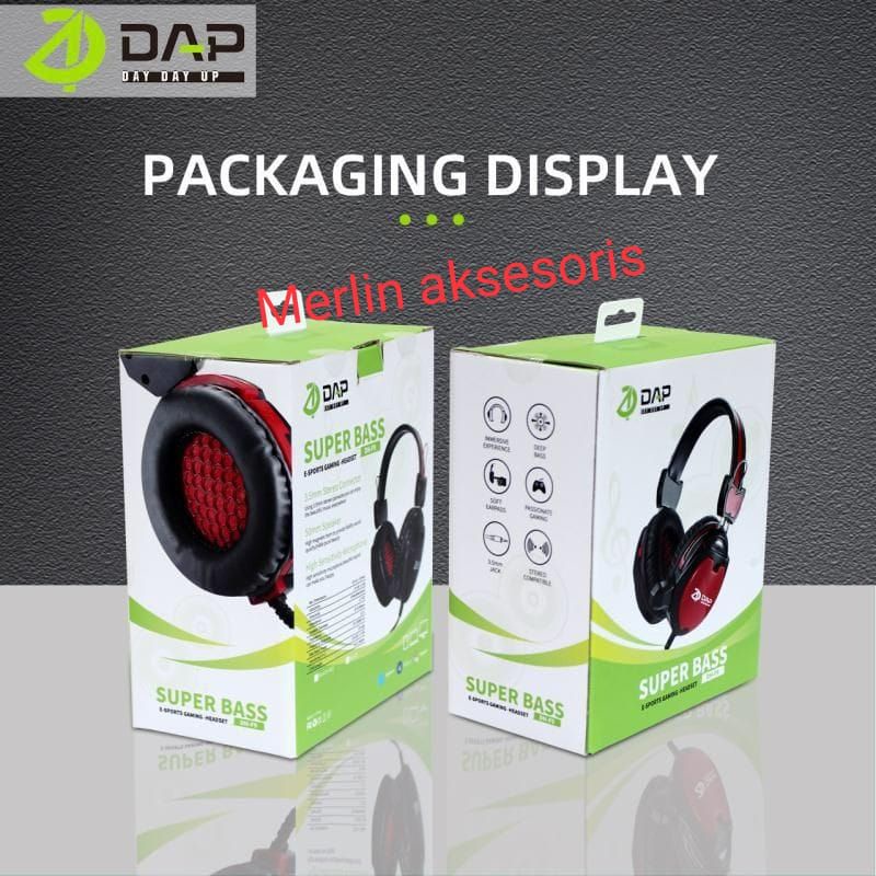 DAP DH-F9 Headset Gaming E-Sport Super Bass Original DAP