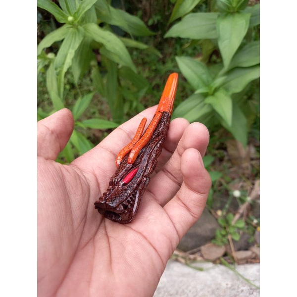 pipa ukir naga tobacco pipe fire dragon galih asem galih secang