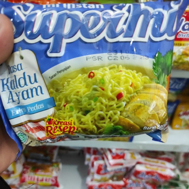 

Mie supermi rasa kaldu ayam BENDEL ISI 3