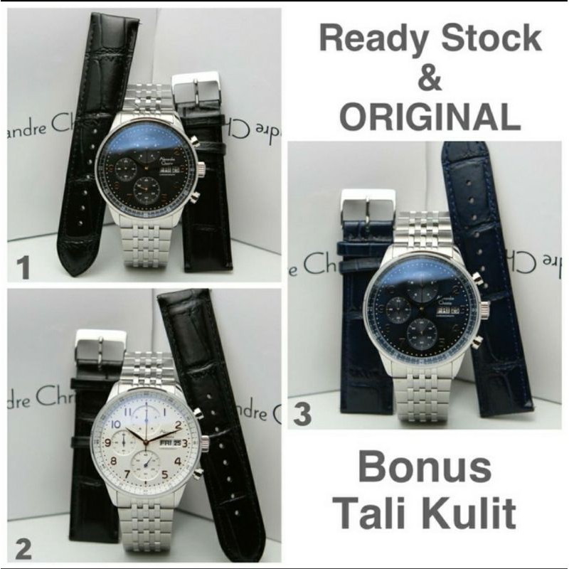 Jam Tangan Alexandre Christie 6492 AC6492 original