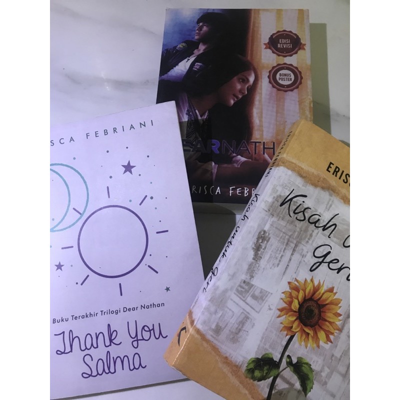 Buku Novel Kisah Untuk Geri / Dear Nathan / Thank You Salma paling murah