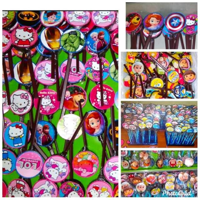 

Cokelat loli stiker kartun