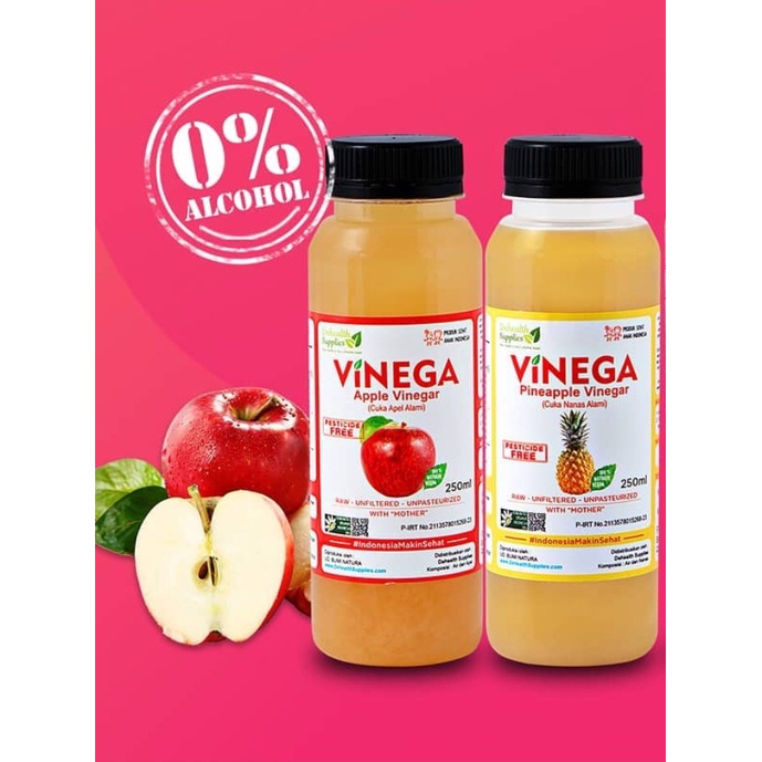 

Jual De Health - Apple And Pineapple Cider Vinegar 500Ml - Apel