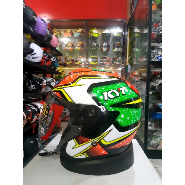 KYT KYOTO MOTIF GREEN / RED FLUO