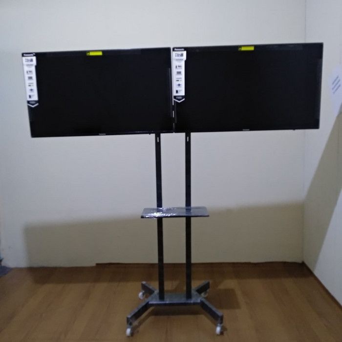 BRACKET STANDING TV 43 INCH 2 TV KANAN KIRI