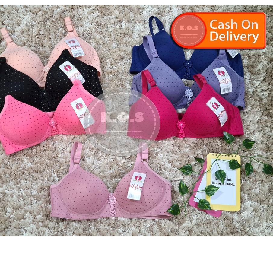 BiG PROMO~ BRA BUSA CORAK BINTIK SIZE 34-44 （*＾ワ＾）
