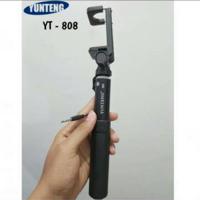 Tongsis Yunteng kabel YT-808 cable Minipod Premium Selfie Stick