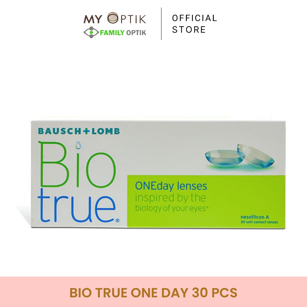 Bio True 15 Pasang Bausch+Lomb Daily Softlens Bening Harian