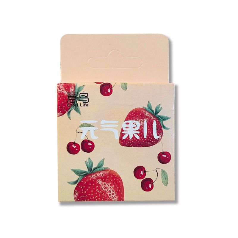 

shishimi stiker buah segar untuk dekorasi DIY jurnal diary scrapbook album anak sekolah A0159SB