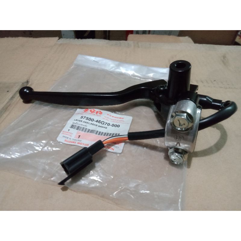 Original SGP Lever Handle Assy Spin LH Handle Rem Set Kiri Belakang Spin tuas Rem + Dudukan + Switch