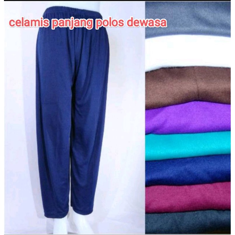 CELAMIS PANJANG POLOS DEWASA| CELAMIS WANITA MURAH